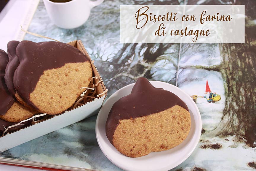 biscotti maxi con farina di castagne